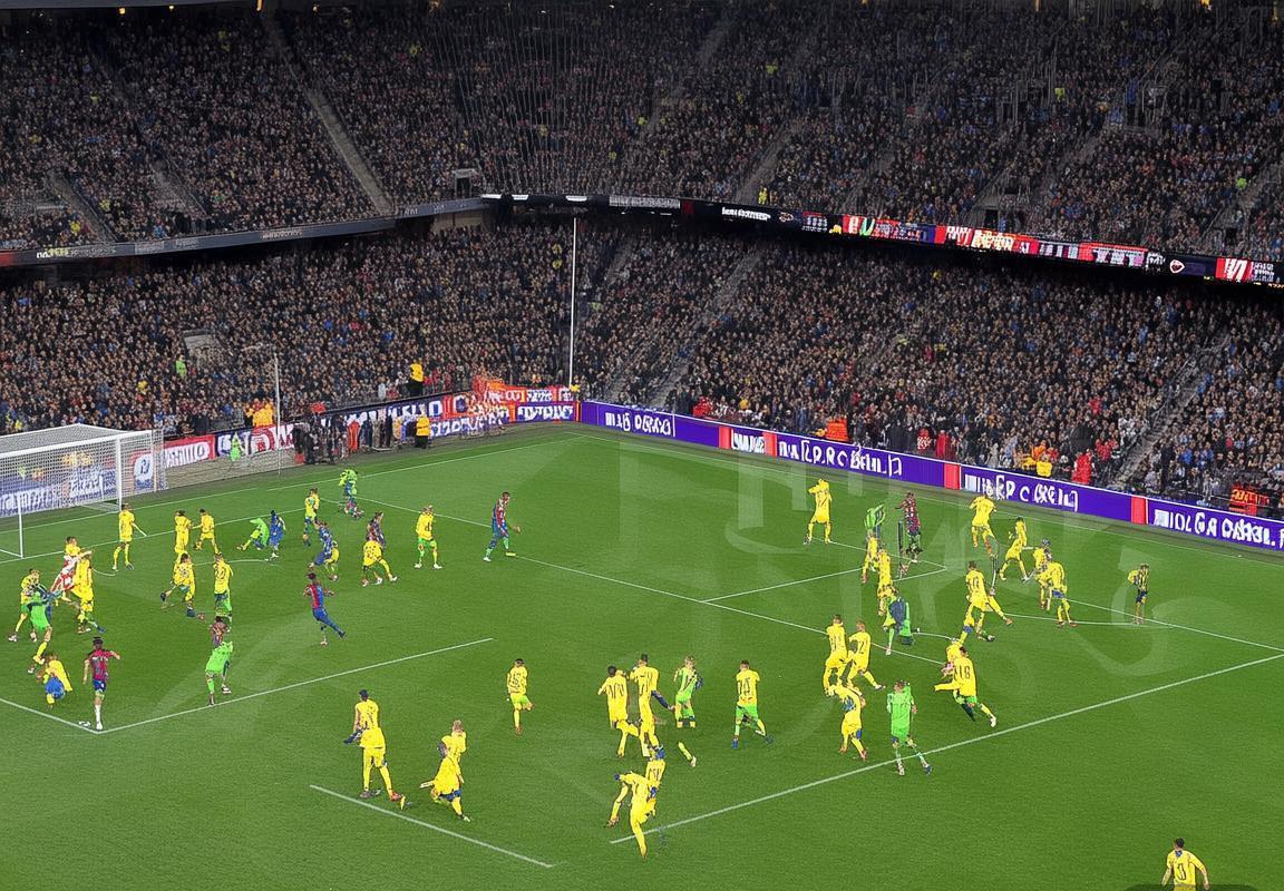 巴塞罗那VS比利亚雷亚尔：诺坎普激战1:1平局，控球与反击对决精彩纷呈(图1)